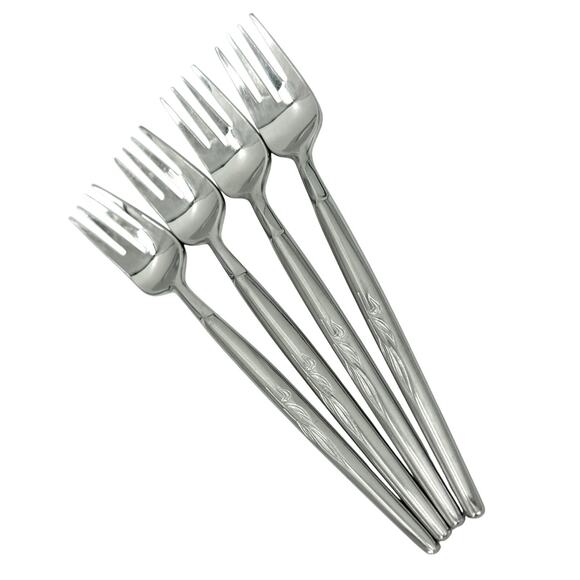 Ron Spray Other - Vintage Ron Spray 18/8 Stainless Flatware Set of 4 Salad Forks 6 5/8” MCM Japan
